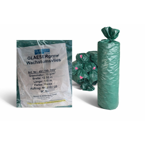 Агроволокно 12.5*100м , 30г/м2 біле Glasergrow
