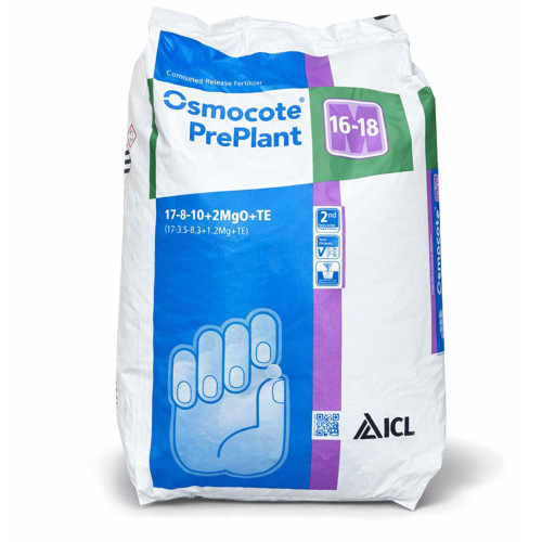 Удобрение Osmocote Preplant 17+8+10+2MgO (16-18 м) ICL – 25 кг
