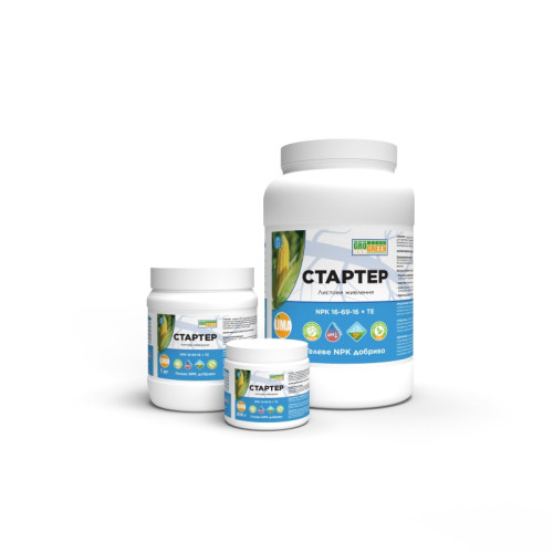 Добриво Гель Стартер 200 г 16 - 69 -16 + ТЕ ГроГрін | Starter Gro Green